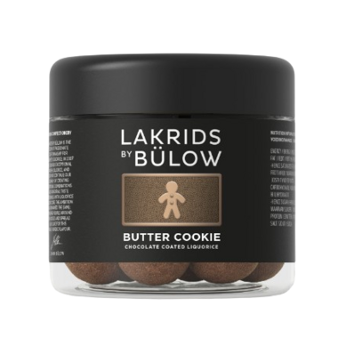 BUTTER COOKIE LIQUORICE, SMALL, LAKRIDS BY BULOW