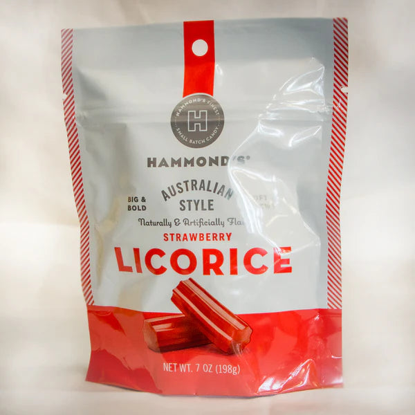 STRAWBERRY LICORICE,  HAMMONDS CANDIES