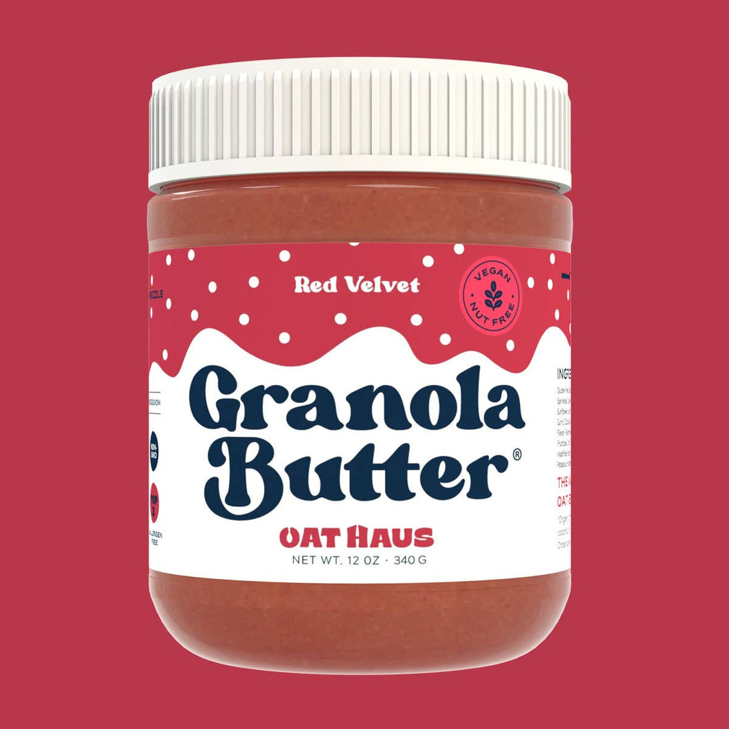 Red Velvet Granola Butter | Nut-free, Vegan, GF Spread - OAT HAUS