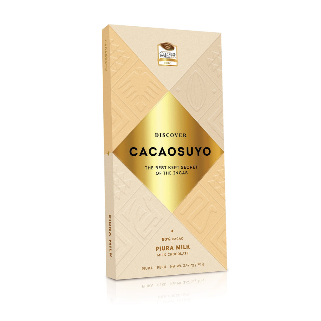 PIURA MILK CHOCOLATE 50%, CACAOSUYO, LIMA PERU