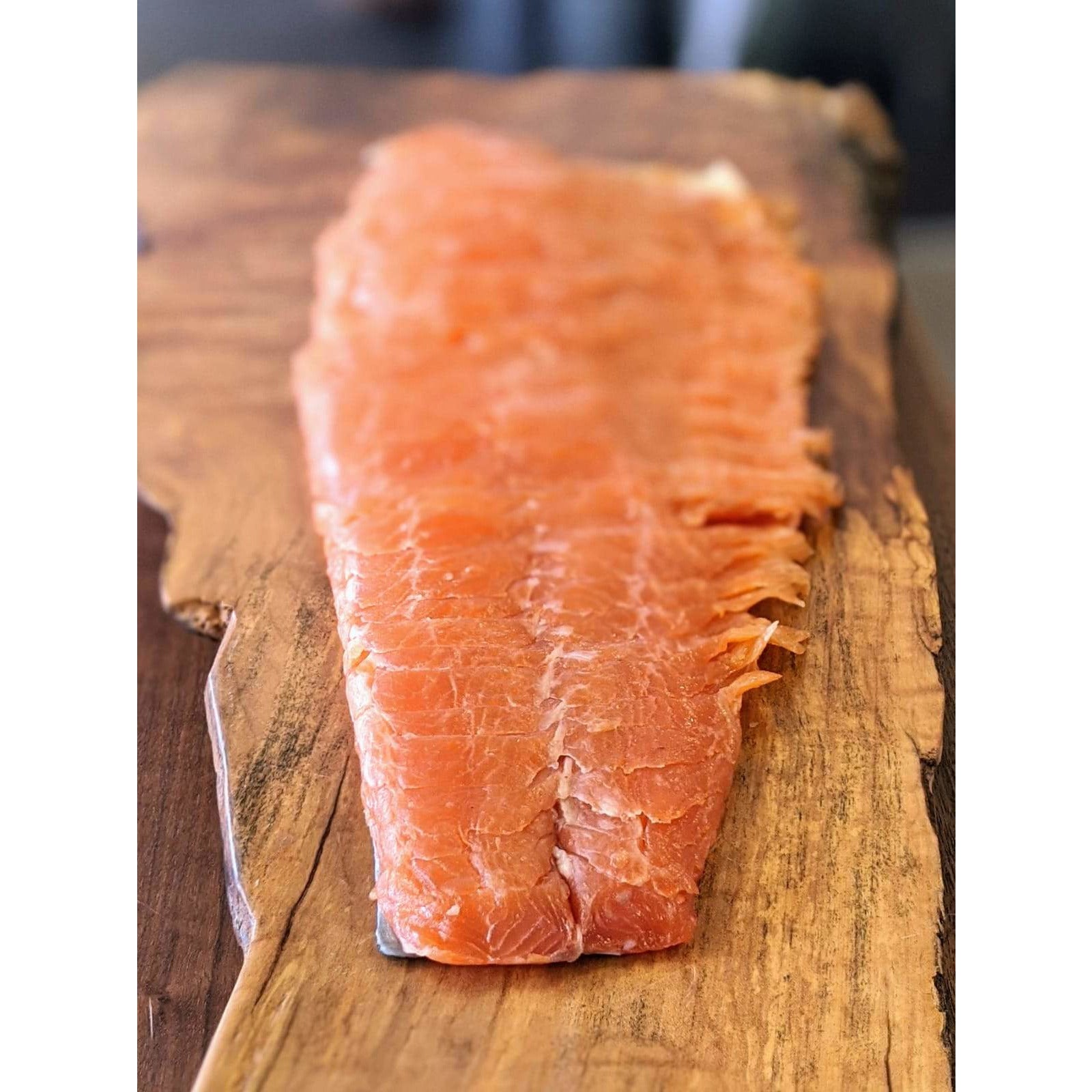 SMOKED SALMON, PEPPERED, 227g – Creeds