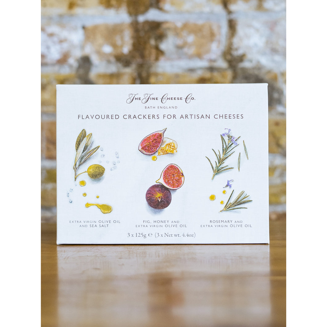 FLAVOURED CRACKER ASSORTMENT, THE FINE CHEESE CO