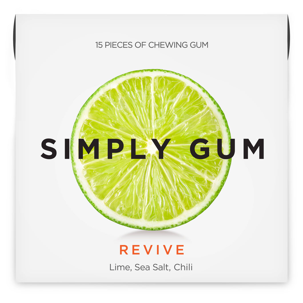 Revive Natural Chewing Gum, SIMPLY