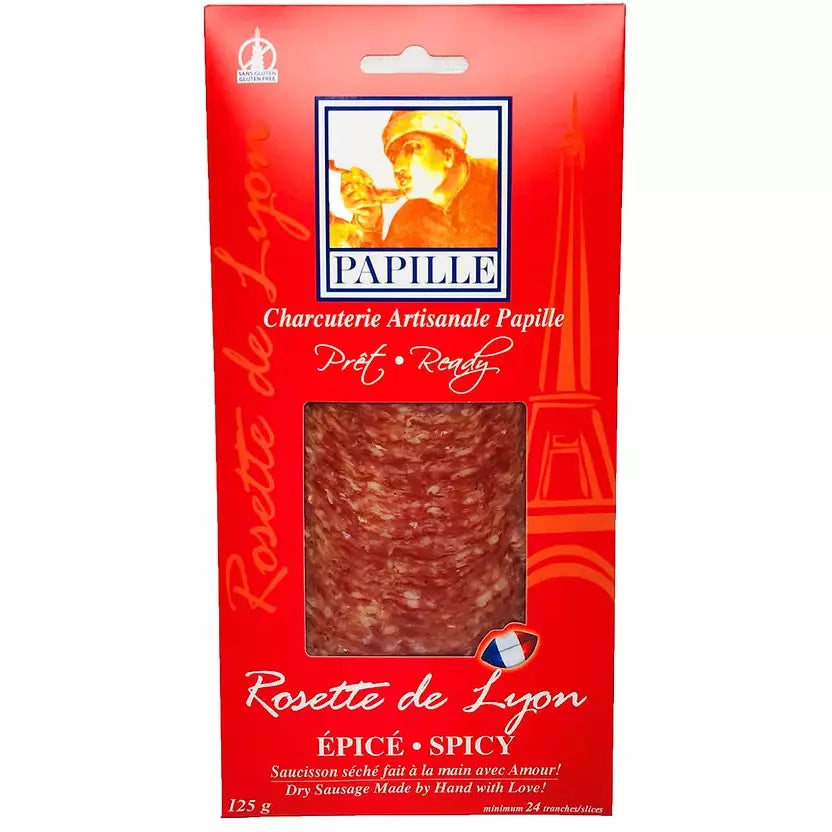 SPICY PEPPER SALAMI SLICED, PAPILLE