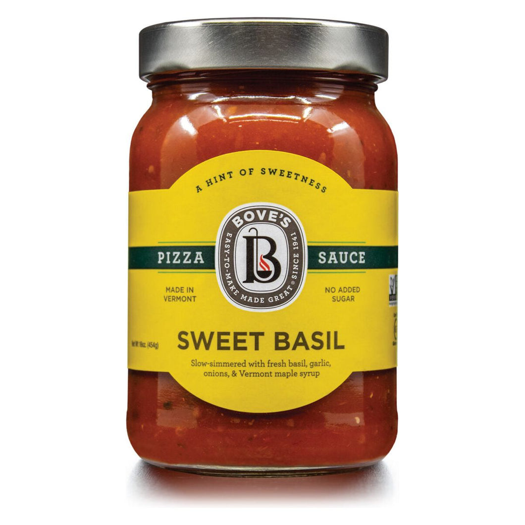SWEET BASIL PIZZA SAUCE, BOVES