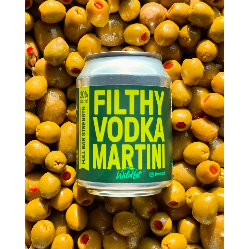 FILTHY VODKA MARTINI STUBBY CAN - RTD, WILD LOT