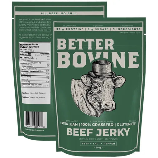 EXTRA LEAN BEEF JERKY, BETTER BOVINE