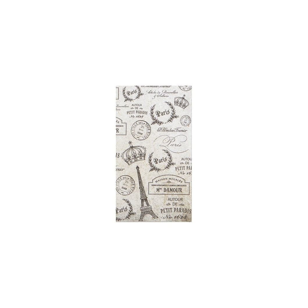 PARIS PASSPORT DINNER NAPKIN (NATURAL), PULP