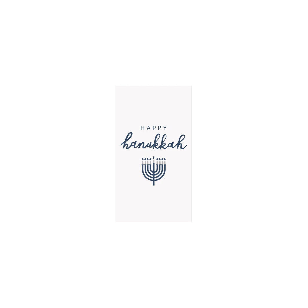 HAPPY HANUKKAH GUEST DINNER NAPKIN, PULP