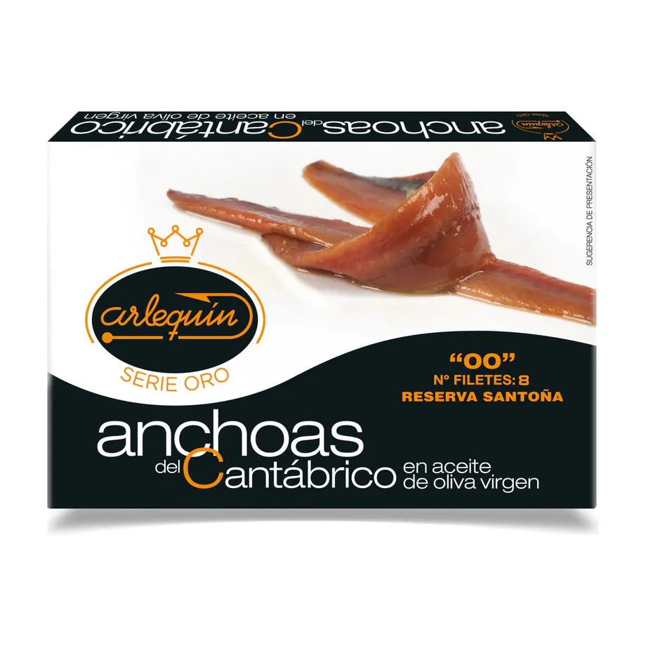 CANTABARIAN ANCHOVY IN OLIVE OIL (GOLD SERIES), CANTABRICA ALREQUIN