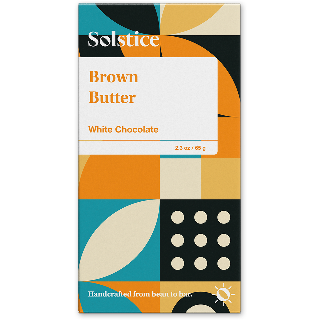 BROWN BUTTER WHITE CHOCOLATE BAR, SOLSTICE