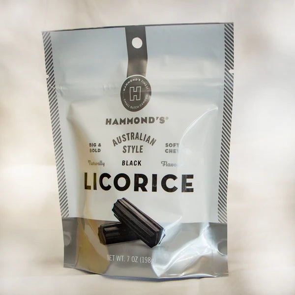 BLACK LICORICE,  HAMMONDS CANDIES