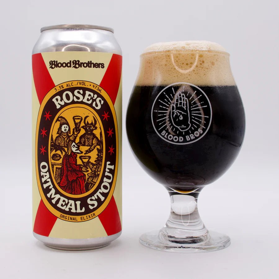 ROSE'S OATMEAL STOUT (473ml), BLOOD BROTHERS BREWING CO
