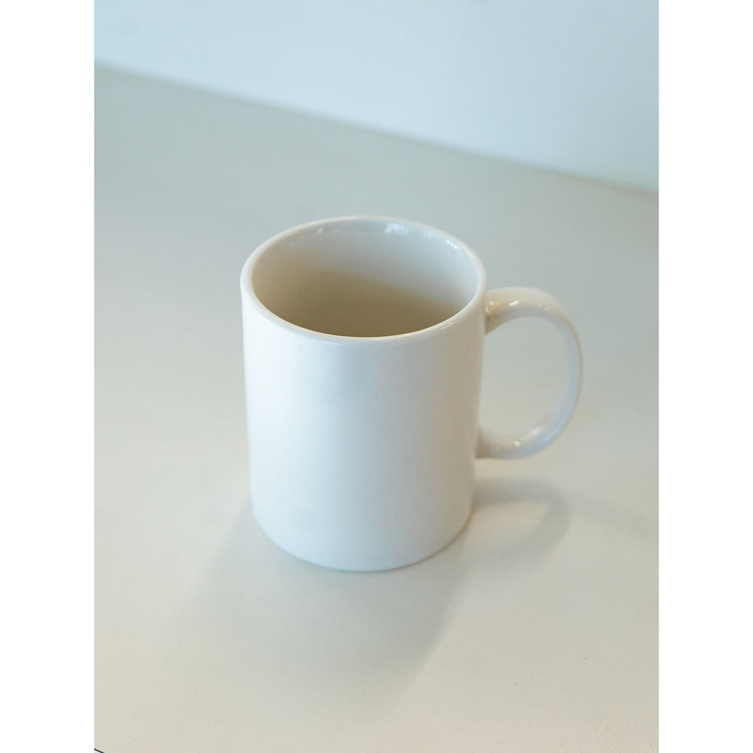 WHITE MUG 11oz, BROWNE