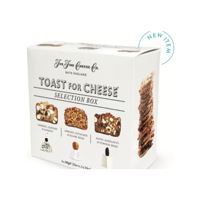 TOAST FOR CHEESE SELECTION BOX, THE FINE CHEESE CO