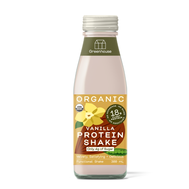 VANILLA ALMOND PROTEIN SHAKE (300ml), GREENHOUSE