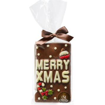 MERRY XMAS CHOCOLATE BAR, VAN HAM