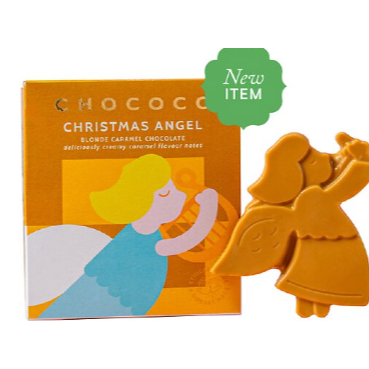 BLONDE CHOCOLATE CHRISTMAS ANGEL BAR, CHOCOCO