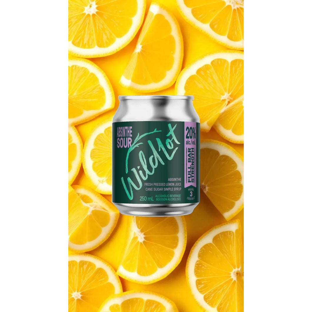 ABSINTHE SOUR STUBBY CAN - RTD, WILD LOT