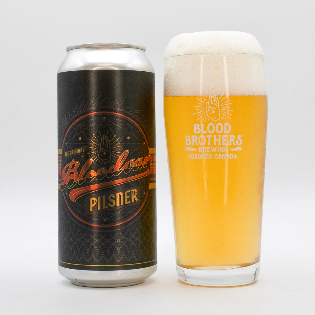 BLOODVAR PILSNER, BLOOD BROTHERS BREWING CO