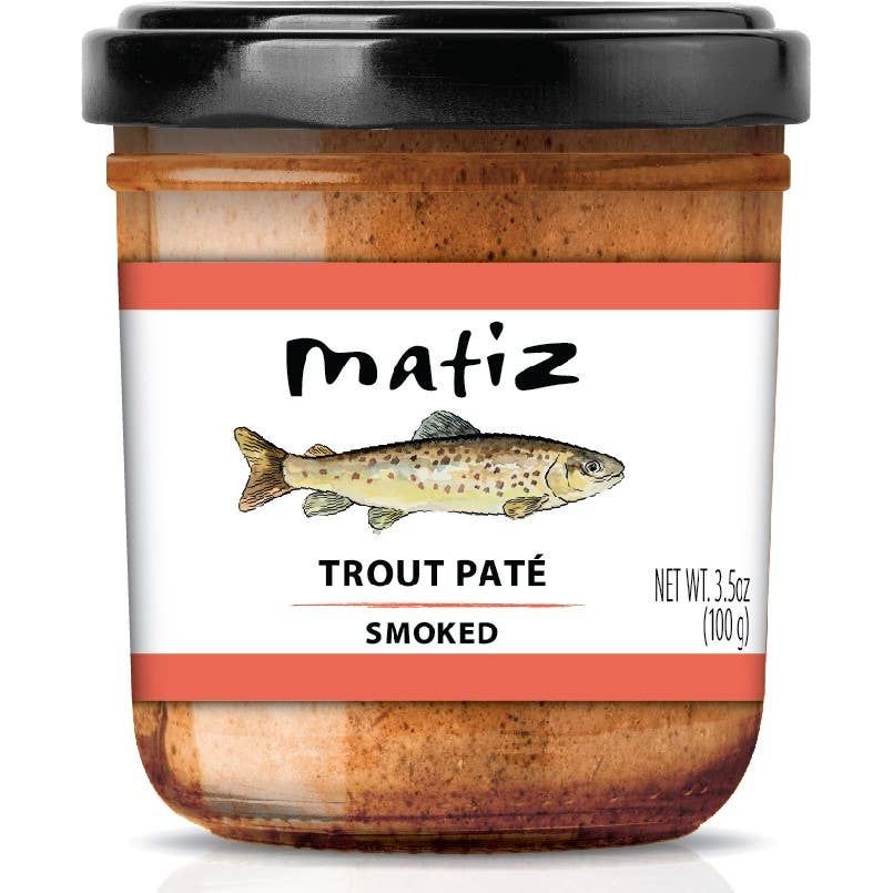 SMOKED TROUT PATE 3.5oz, MATIZ