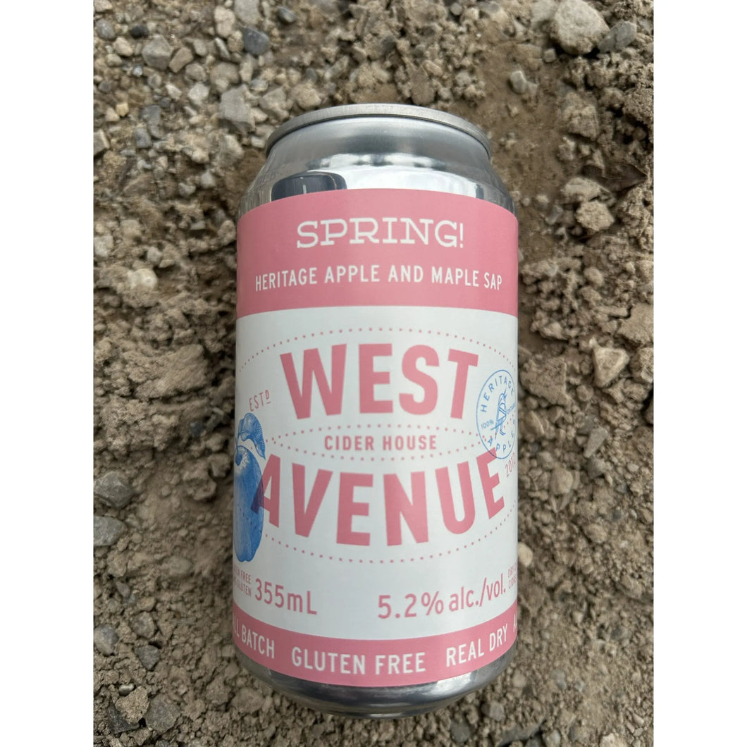 SPRING - HERITAGE APPLE AND MAPLE CIDER, WEST AVENUE