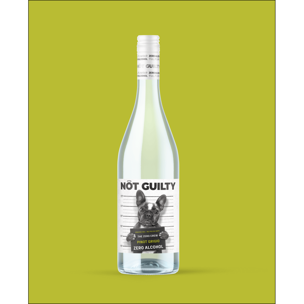 PINOT GRIGIO NON ALCOHOLIC WINE, NOT GUILTY