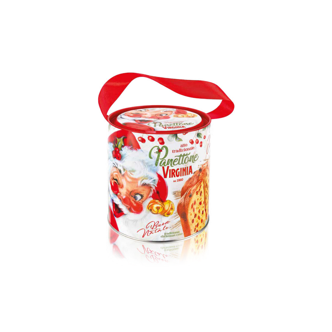 TRADITIONAL PANETTONE (SANTA TIN 100G), AMARETTI VIRGINIA