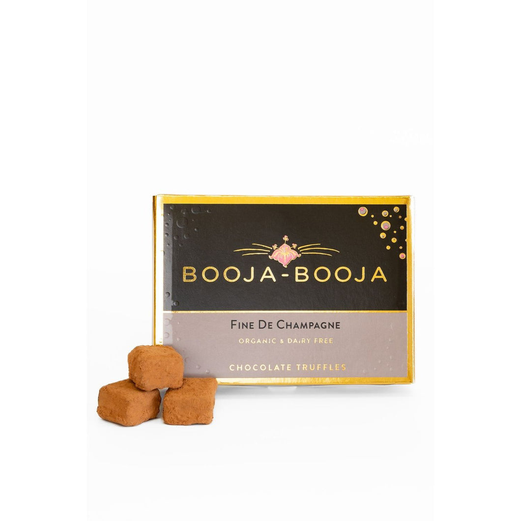 FINE DE CHAMPANGE CHOCOLATE TRUFFLES, BOOJA BOOJA