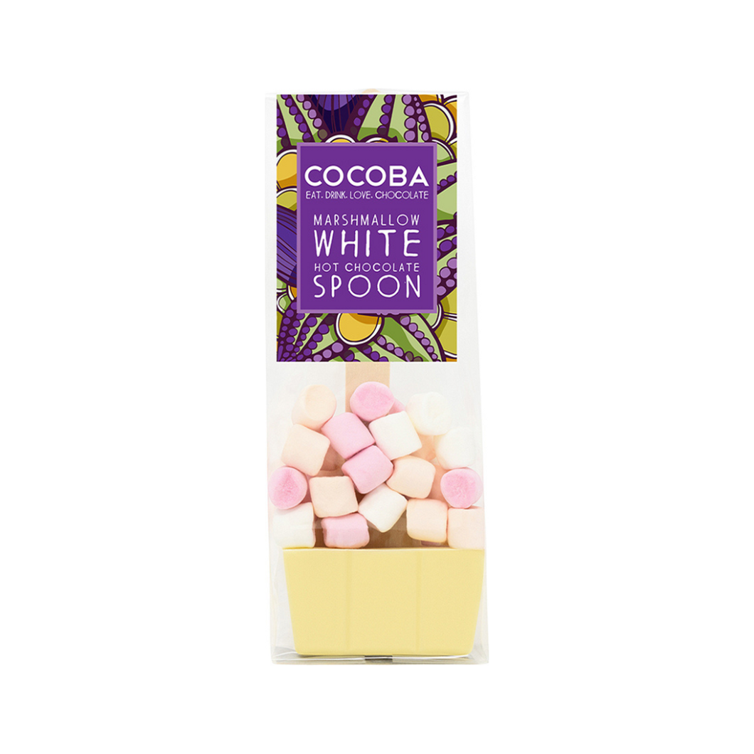 MARSHMALLOW WHITE HOT CHOCOLATE SPOON, COCOBA