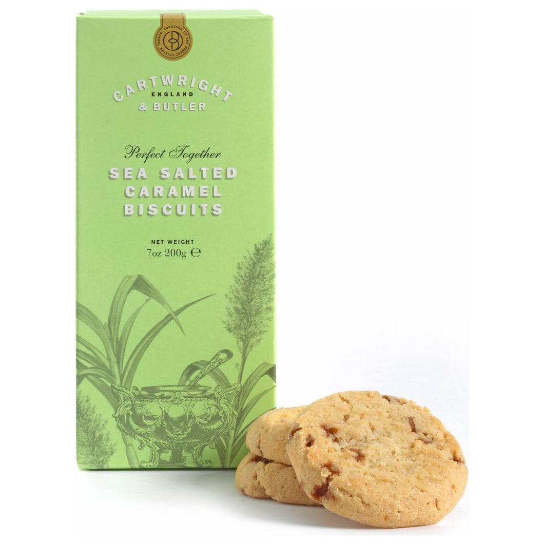 SALTED CARAMEL BISCUITS, CARTWRIGHT & BUTLER