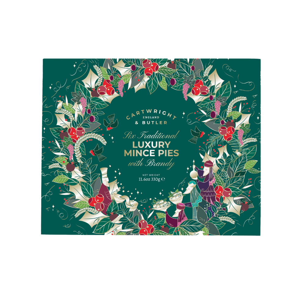 LUXURY MINCE PIES WITH BRANDY, CARTWRIGHT & BUTLER