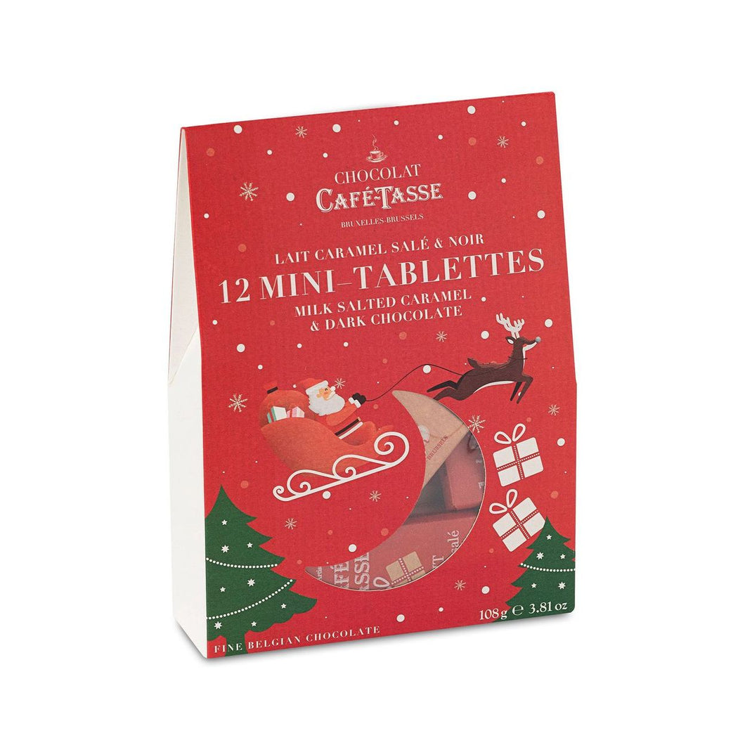 CHRISTMAS GIFT BOX 12 MINI TABLETS, CAFE TASSE