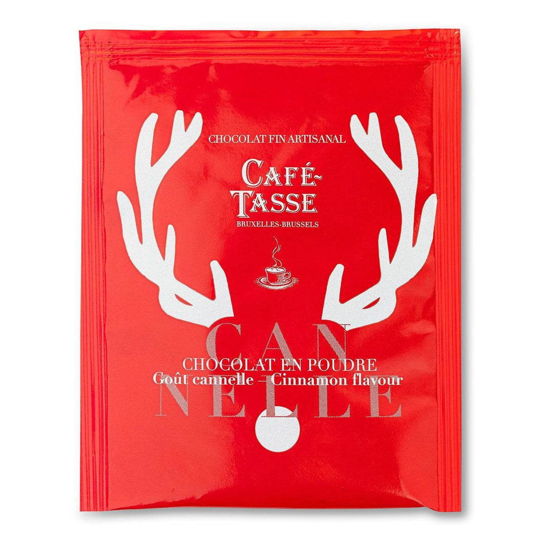 HOLIDAY CINNAMON HOT CHOCOLATE SACHETS, CAFE TASSE