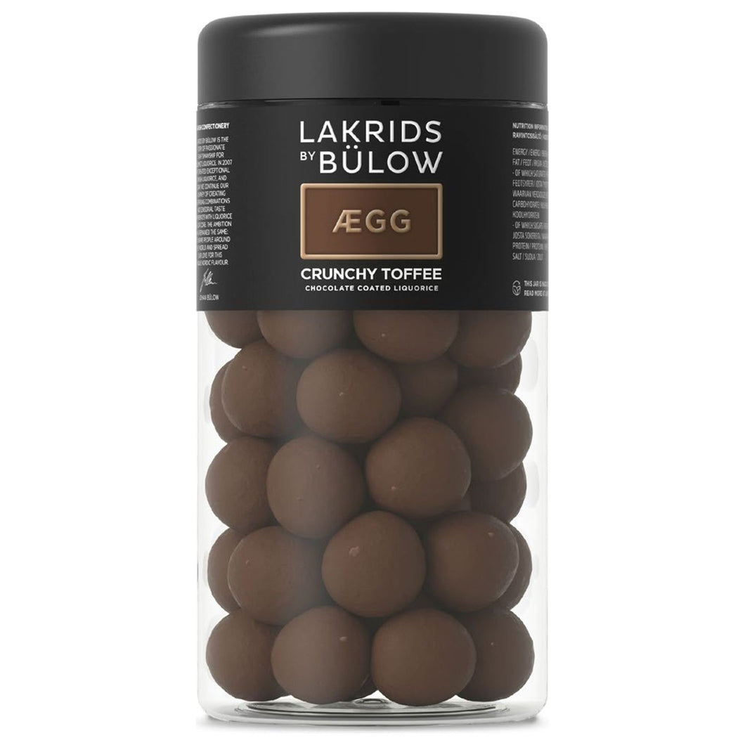 AEGG CRISPY CRUNCHY TOFFEE LICORICE - LARGE, LAKRIDS BY BULOW