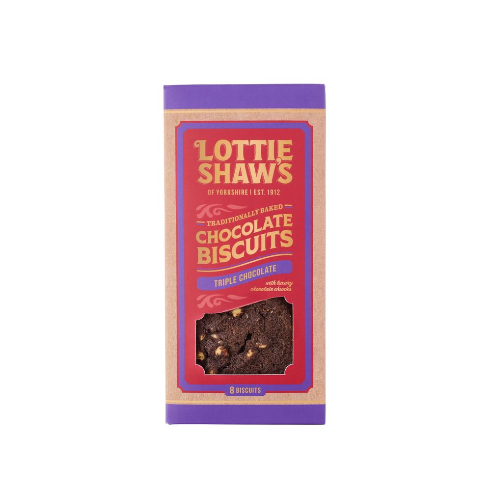 TRIPLE CHOCOLATE BISCUITS, LOTTIE SHAW