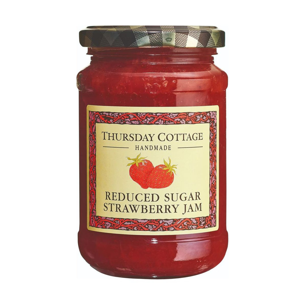 STRAWBERRY JAM REDUCED SUGAR (MEDIUM CUT), THURSDAY COTTAGE
