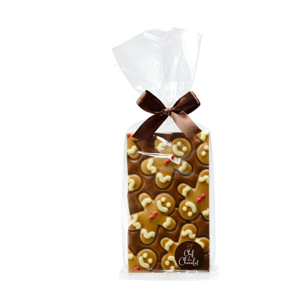 GINGERBREAD MAN CHOCOLATE BAR, VAN HAM