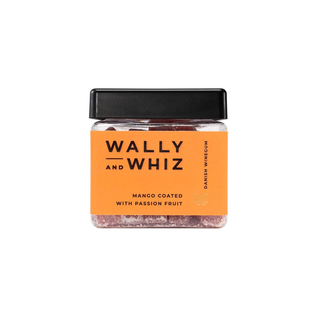 MANGO WINE GUMS WITH PASSIONFRUIT DUST, WALLY & WHIZ