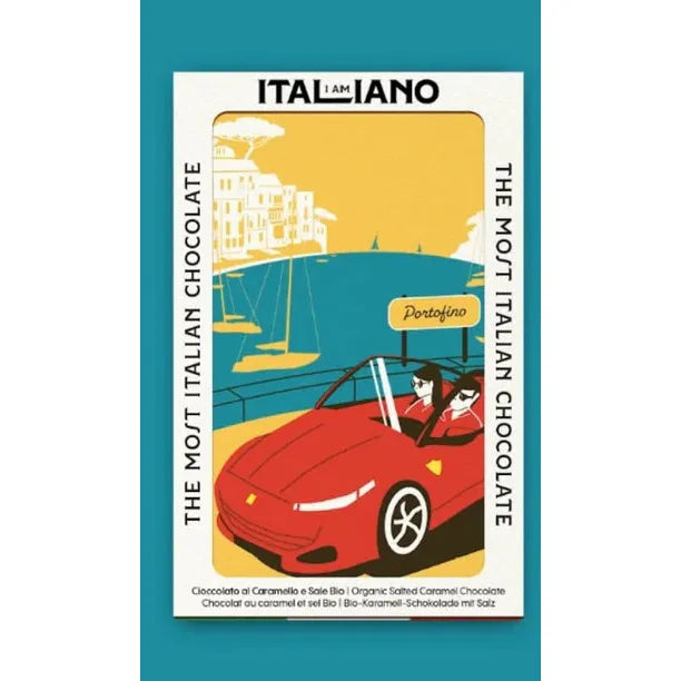 ORGANIC MILK AND COFFEE CHOCOLATE (PORTOFINO), I AM ITALIANO