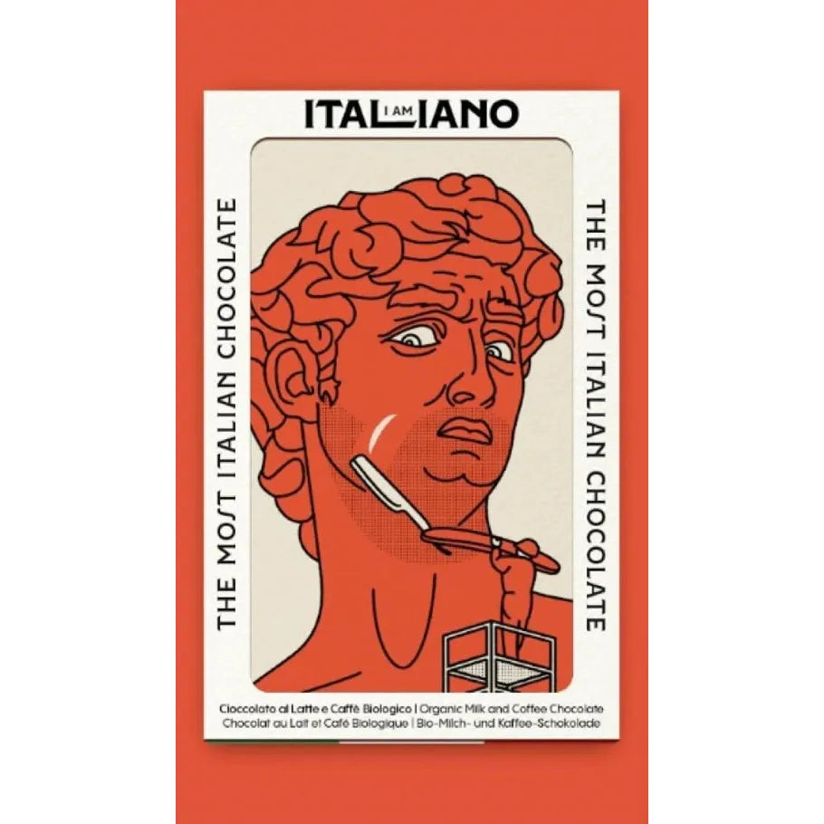 ORGANIC CHOCOLATE WITH SALTED CARAMEL (DAVID), I AM ITALIANO