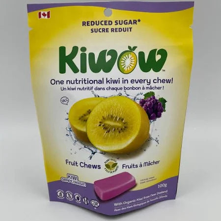 GRAPE KIWI CHEWS, KIWOW