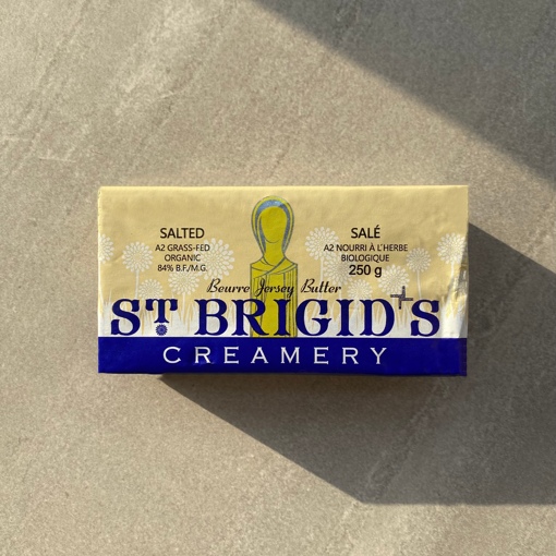 BUTTER SALTED, ST. BRIGIDS CREAMERY, ORGANIC, 250g