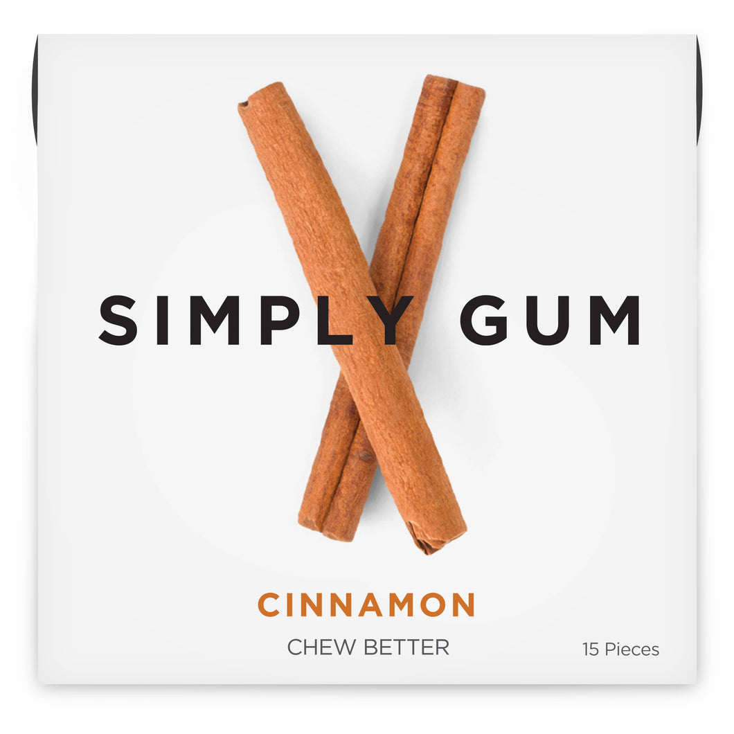 Cinnamon Natural Chewing Gum, SIMPLY