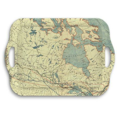 CANADA MAP COCKTAIL TRAY, JAXX & MARBLES