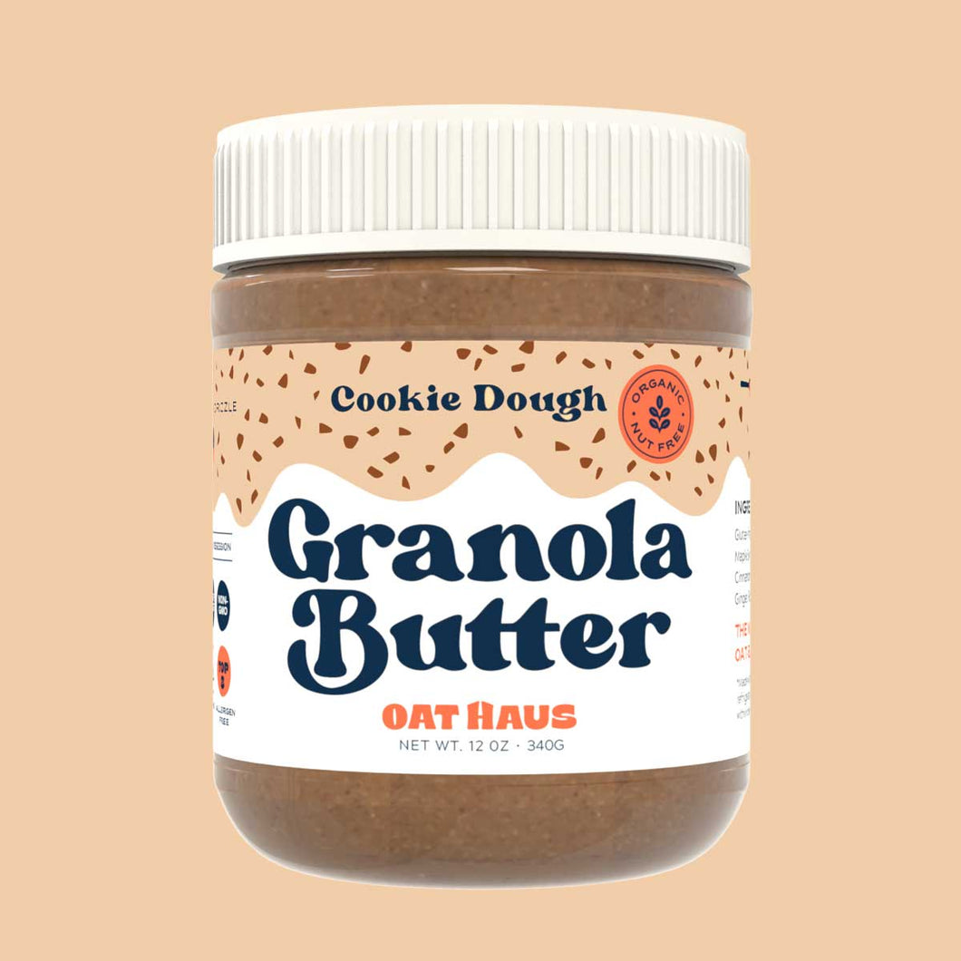 Cookie Dough Granola Butter | Nut-free, Vegan, GF Spread - OAT HAUS