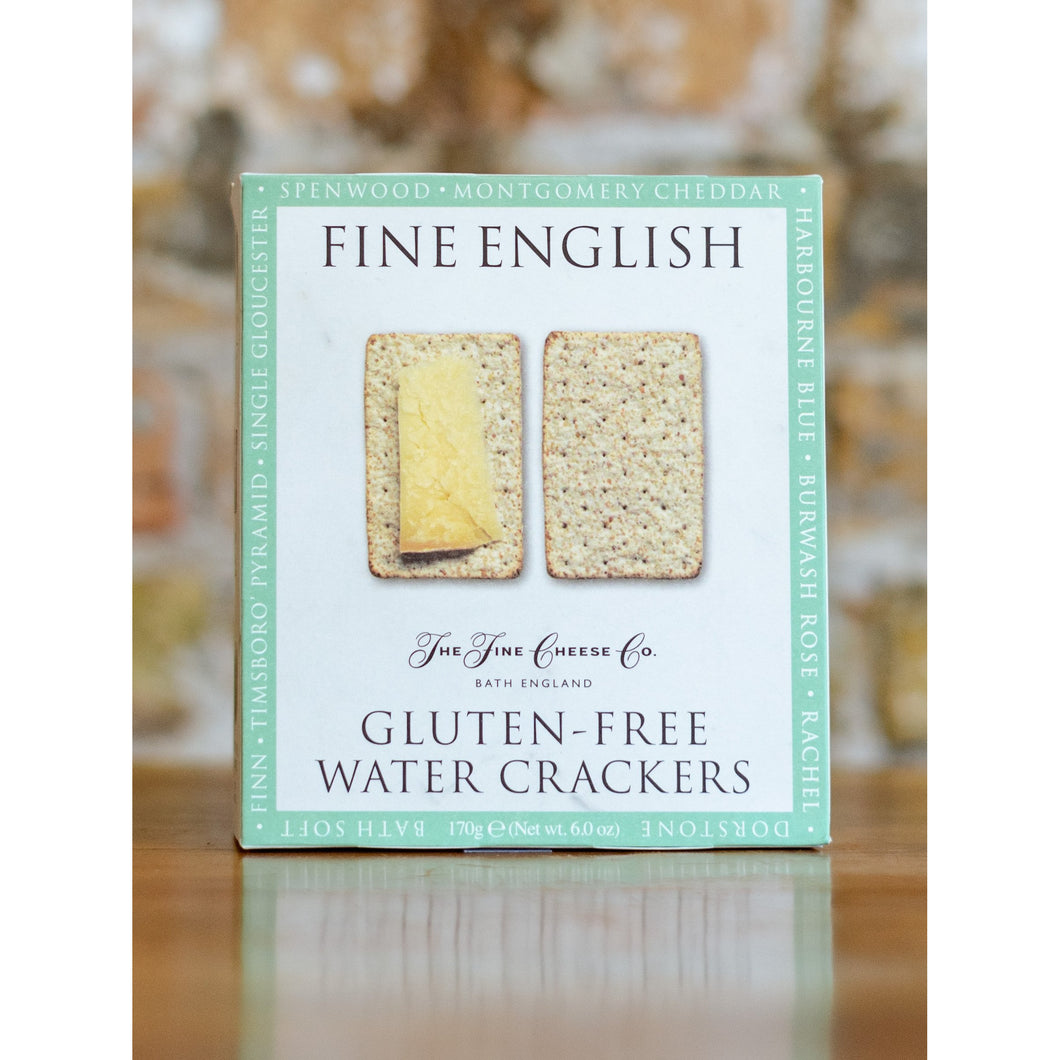 HERITAGE GLUTEN FREE WATER CRACKERS, THE FINE CHEESE CO