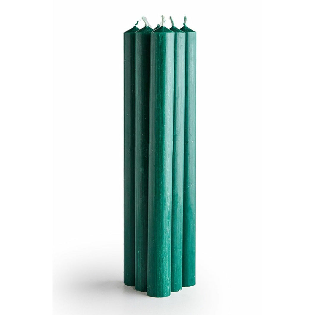 TAPER CANDLES - WOODLAND GREEN, ST. EVAL