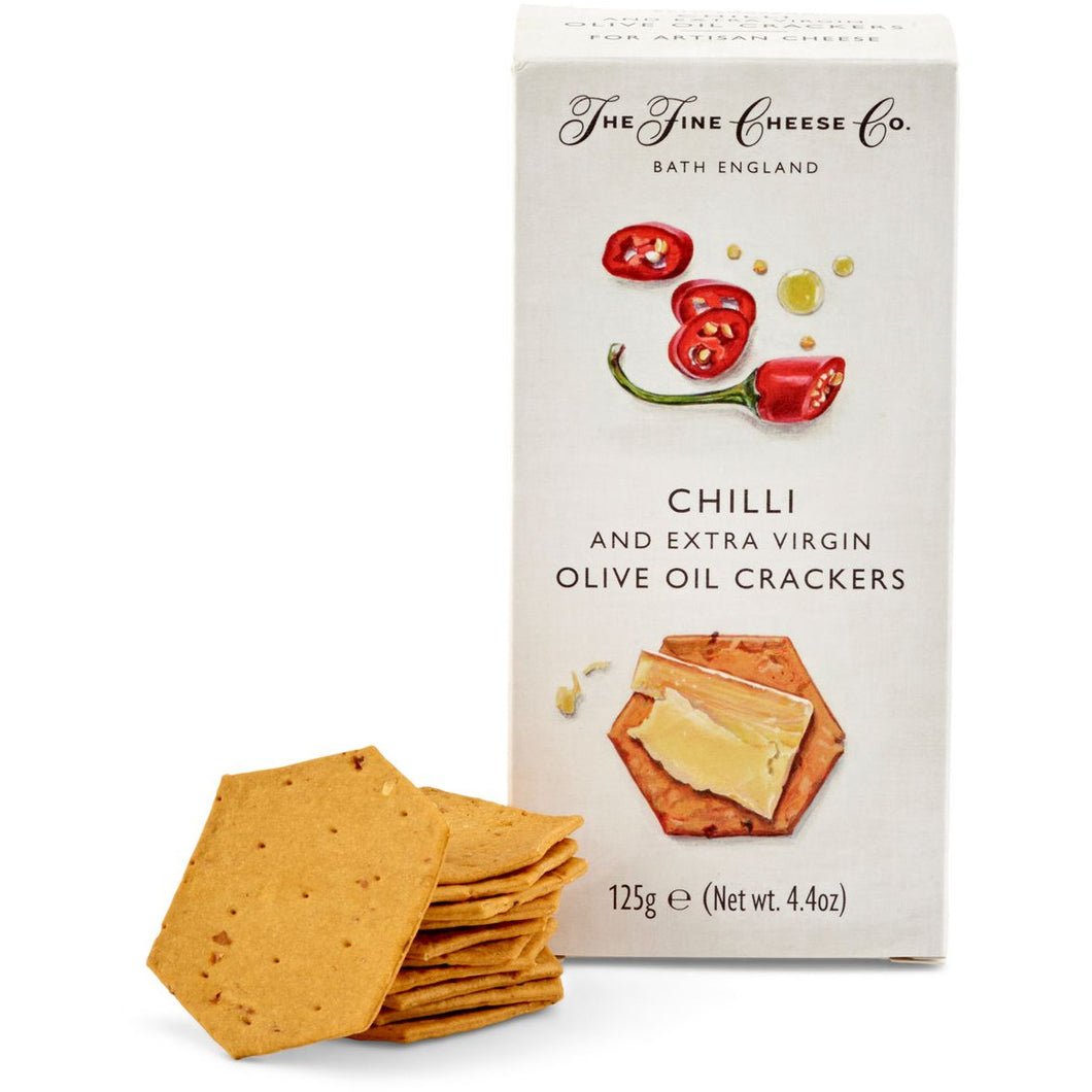 CHILLI & EVOO CRACKERS, THE FINE CHEESE CO