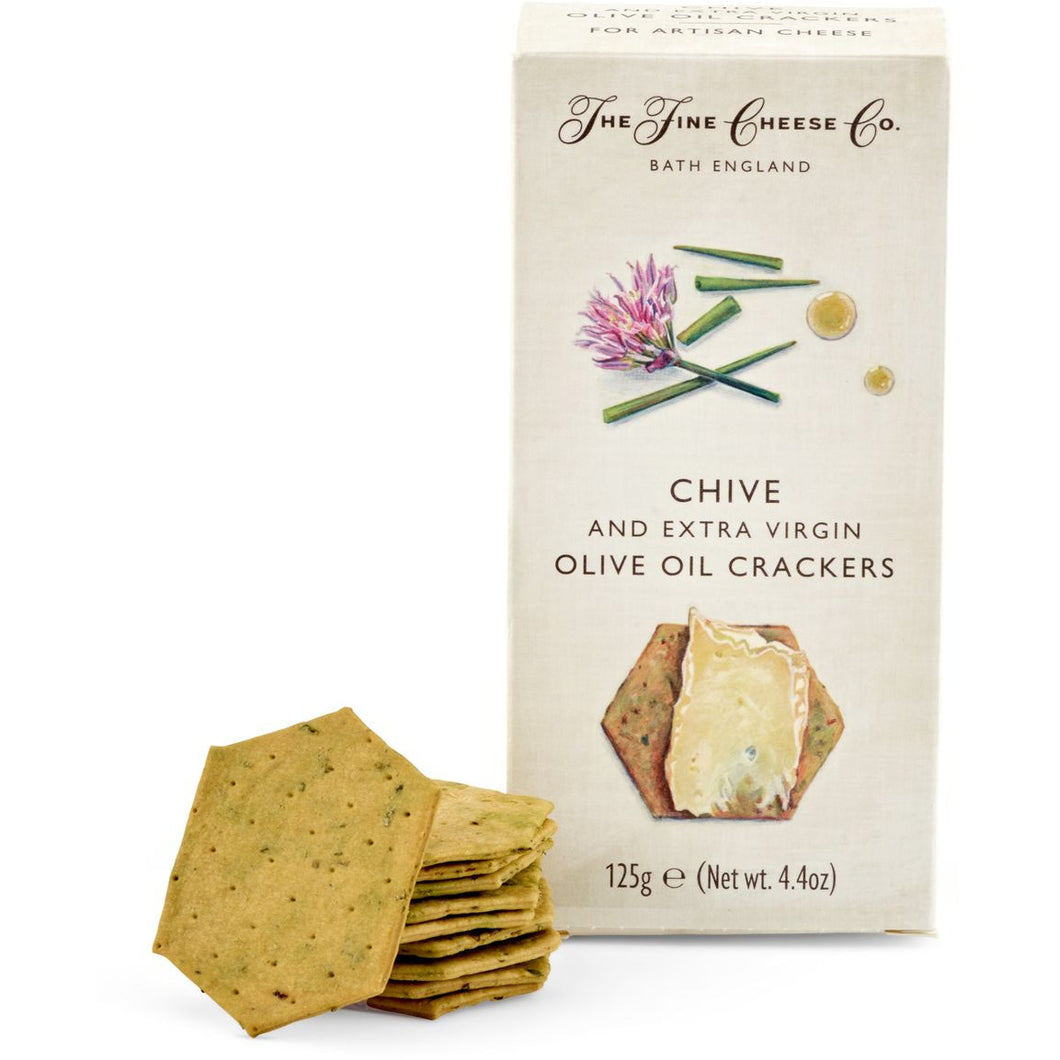 CHIVE & EVOO CRACKERS, THE FINE CHEESE CO